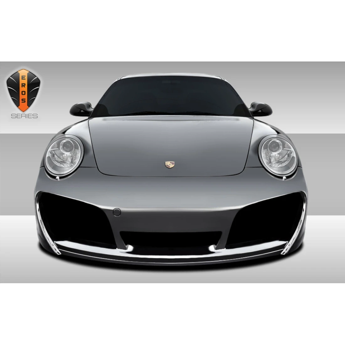 2005-2011 Porsche 911 Carrera 997 Eros Version 1 Front Bumper - 3 Piece - 107835