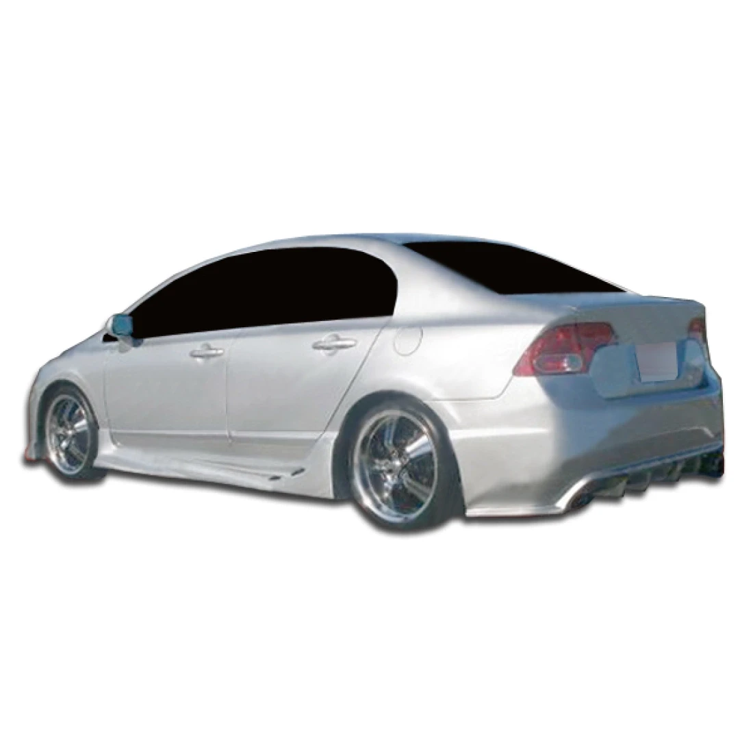2006-2011 Honda Civic 4DR I-Spec Rear Bumper - 1 Piece - 104932