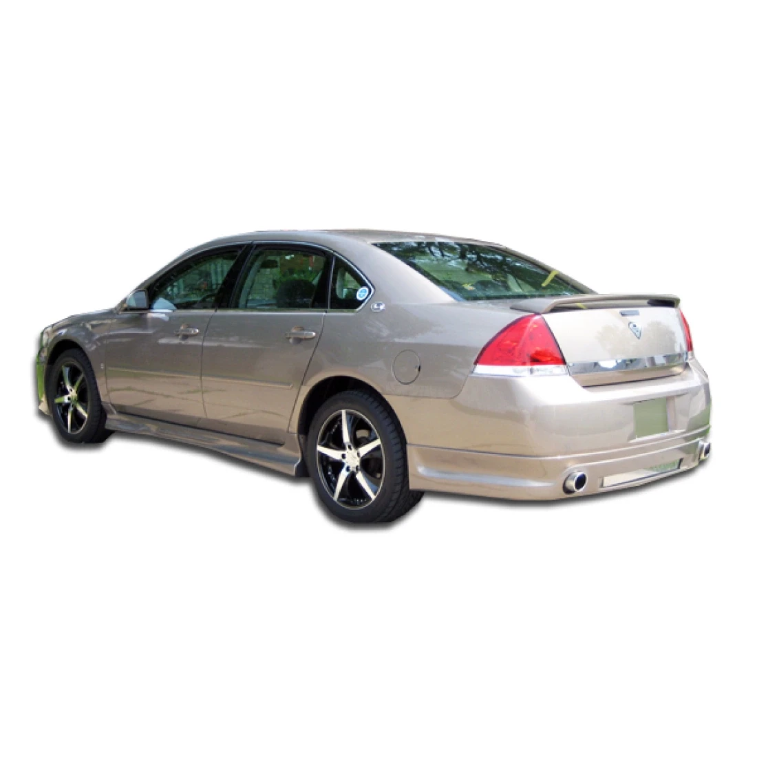 2006-2013 Chevrolet Impala Racer Rear Lip Under Spoiler Air Dam - 1 Piece - 103096