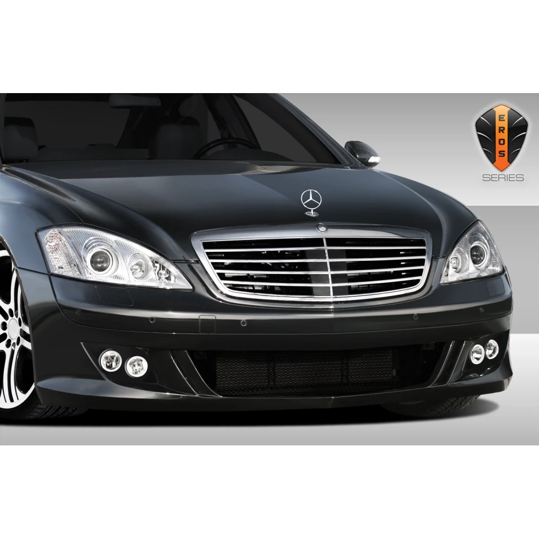 2007-2009 Mercedes S Class W221 Eros Version 1 Front Bumper - 1 Piece - 107789