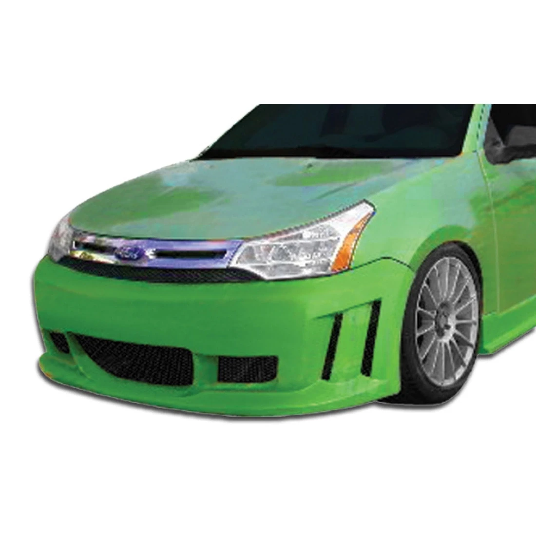 2008-2011 Ford Focus Piranha Front Bumper - 1 Piece - 106425