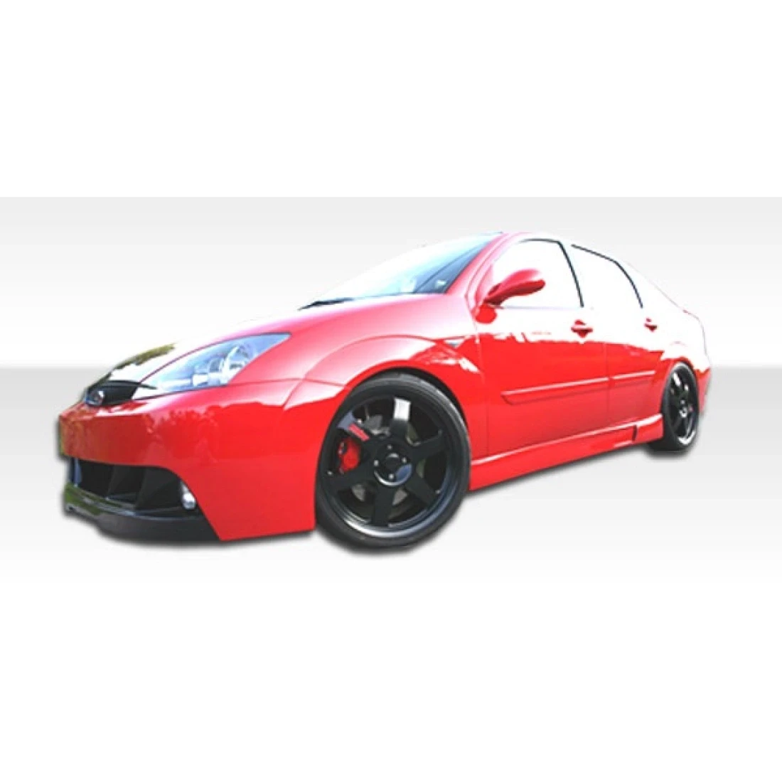 2000-2007 Ford Focus Pro-DTM Side Skirts Rocker Panels - 2 Piece - 100045