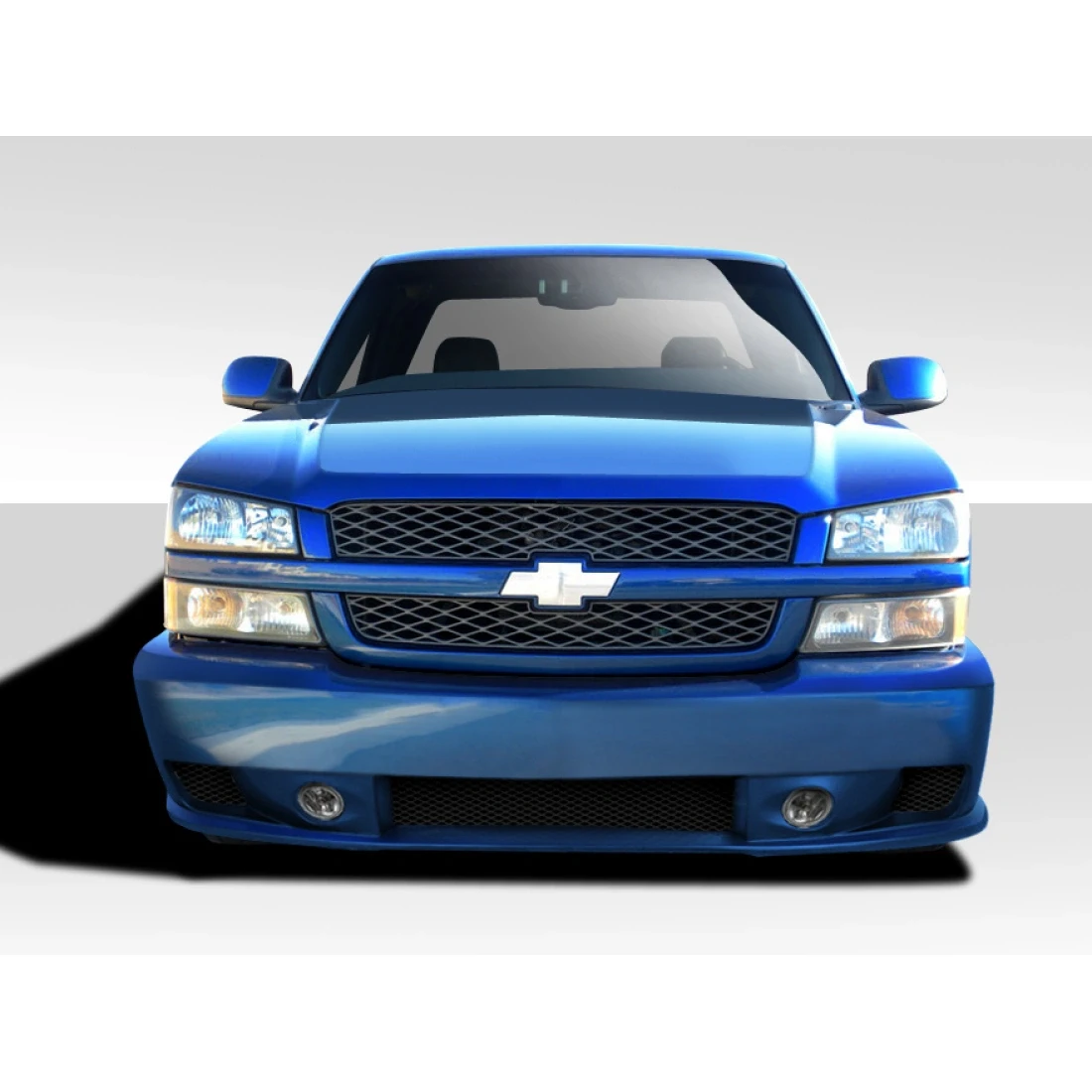 2002-2006 Chevrolet Avalanche (w / o cladding) 2003-2006 Silverado Phantom Front Bumper - 1 Piece - 103053
