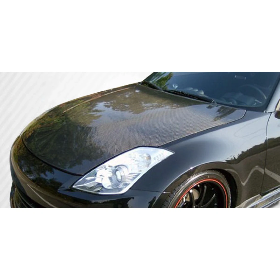 2007-2008 Nissan 350Z Z33 Dritech OEM Look Hood - 1 Piece - 104775