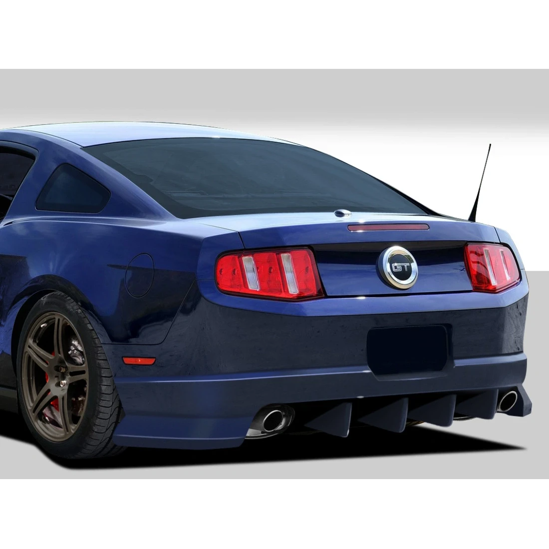 2010-2012 Ford Mustang Circuit Rear Bumper - 1 Piece - 105859