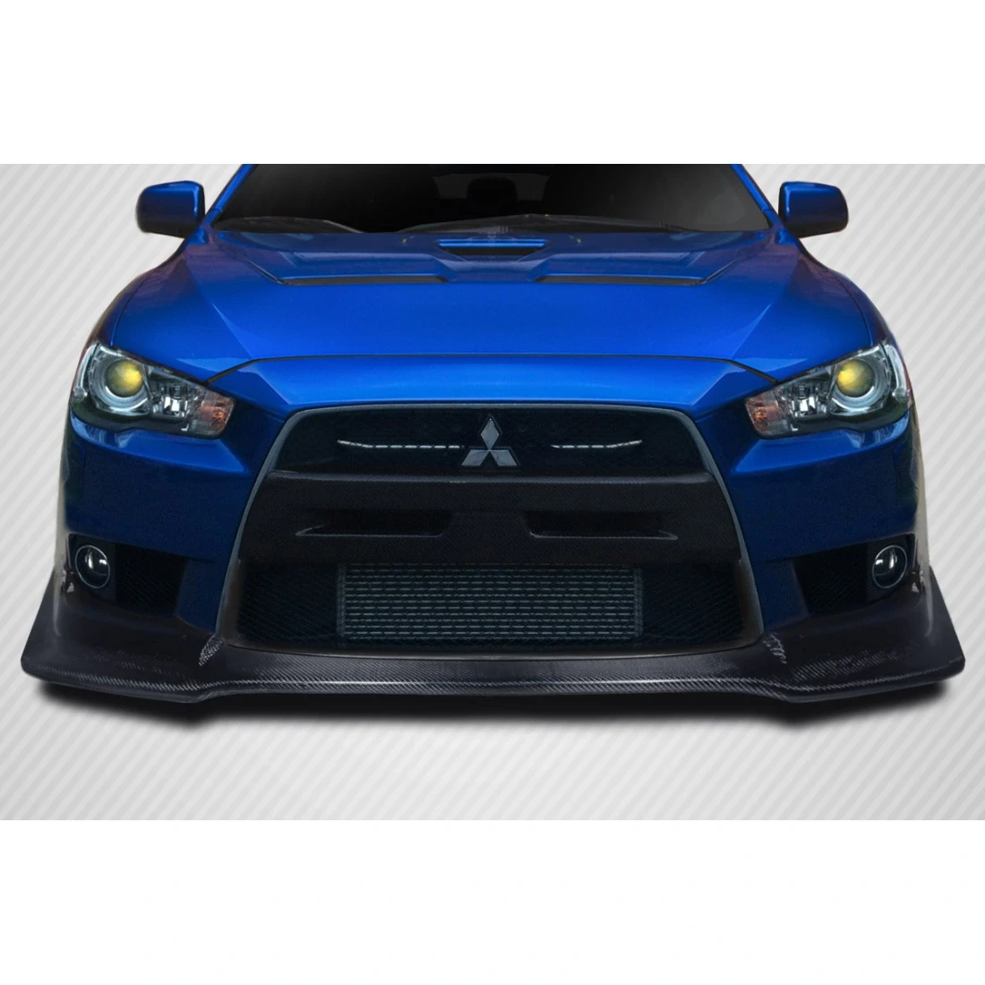 2008-2015 Mitsubishi Lancer Evolution 10 VR-S Front Lip Under Spoiler Air Dam - 1 Piece - 106876