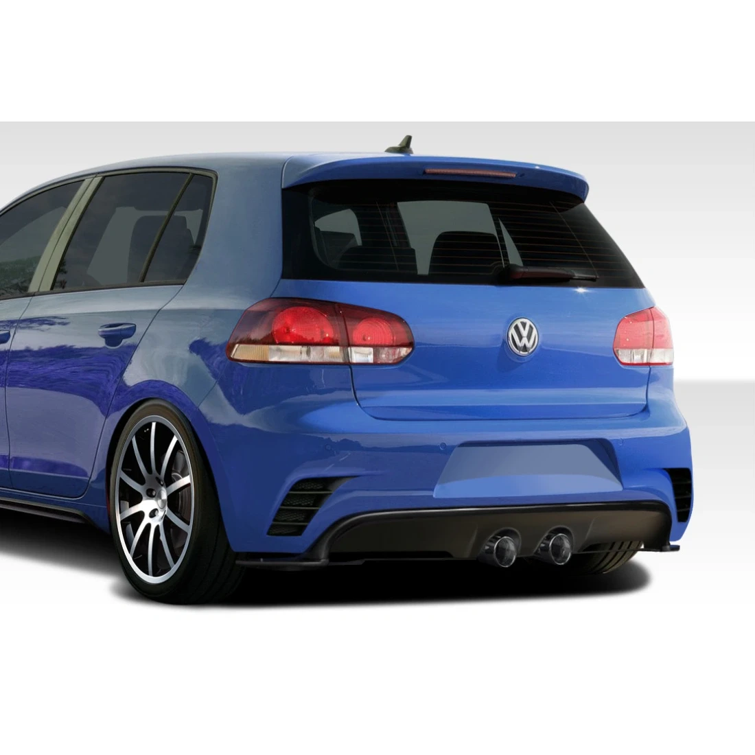 2010-2014 Volkswagen Golf GTI RV-S Rear Bumper - 1 Piece - 108294