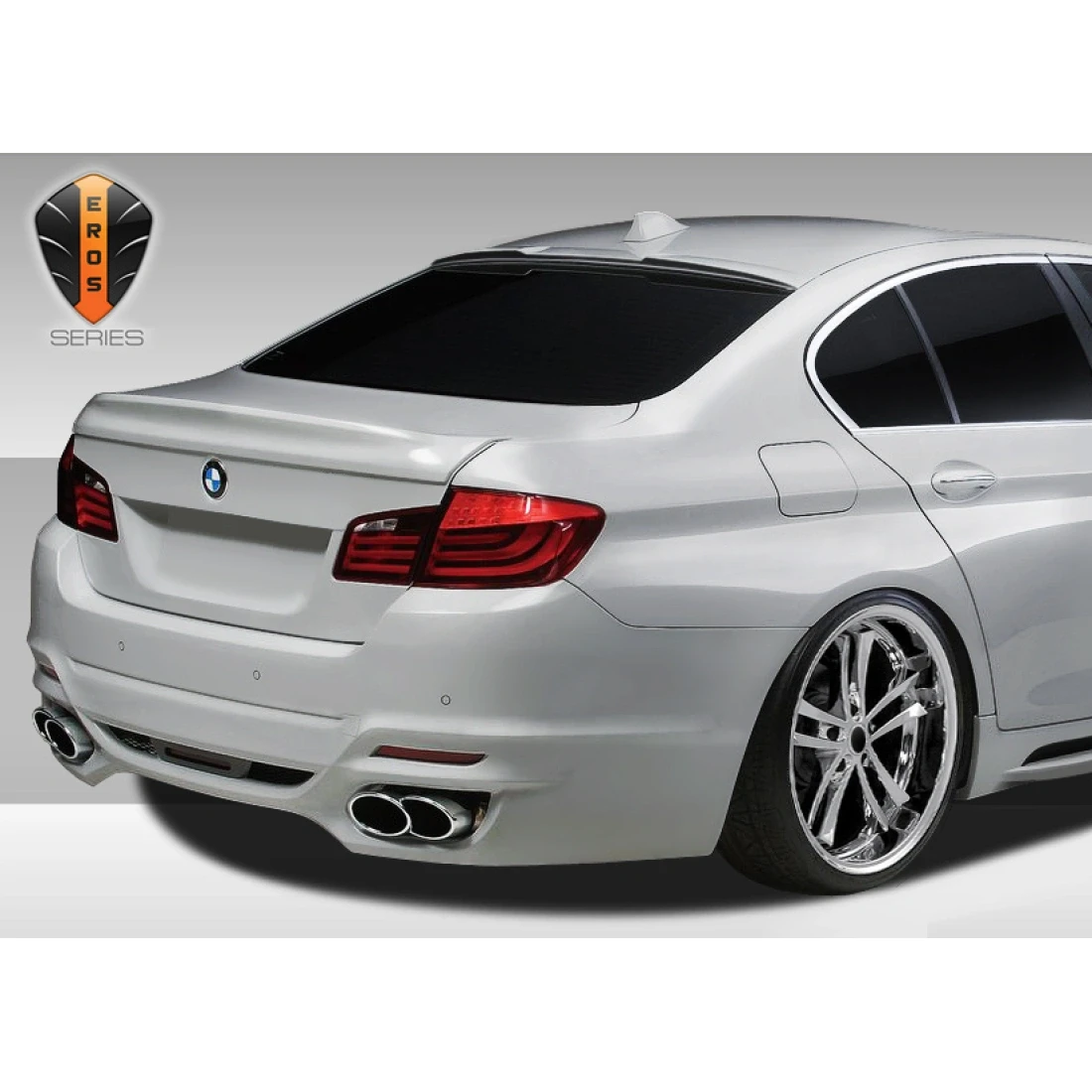 2011-2016 BMW 5 Series F10 4DR Eros Version 1 Rear Bumper - 1 Piece - 108420