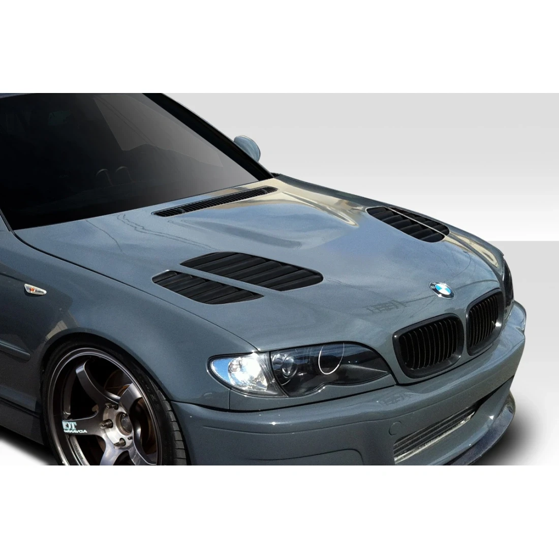 2002-2005 BMW 3 Series E46 4DR GTR Hood - 1 Piece - 108631
