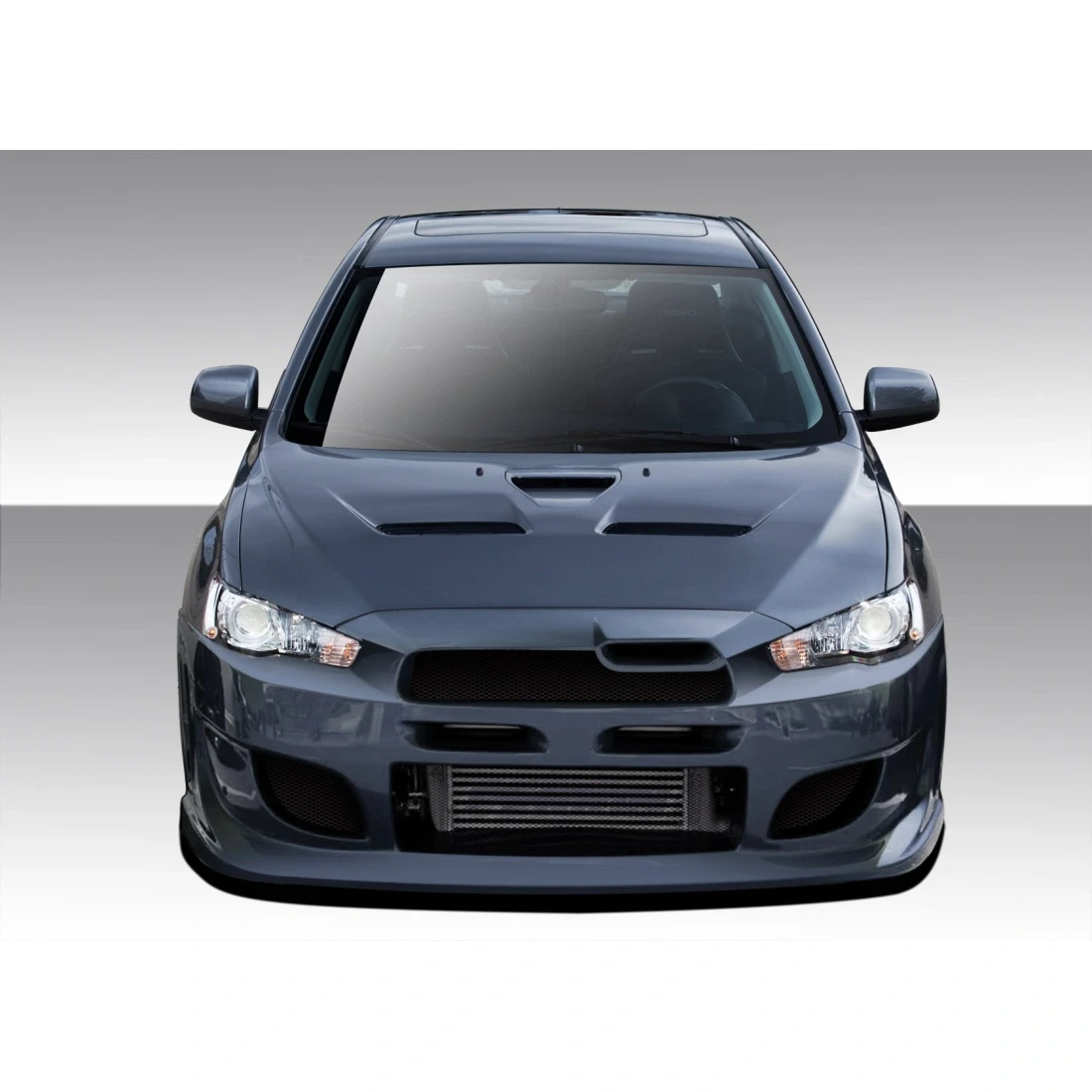 2008-2017 Mitsubishi Lancer I-Spec Front Bumper - 1 Piece - 108777