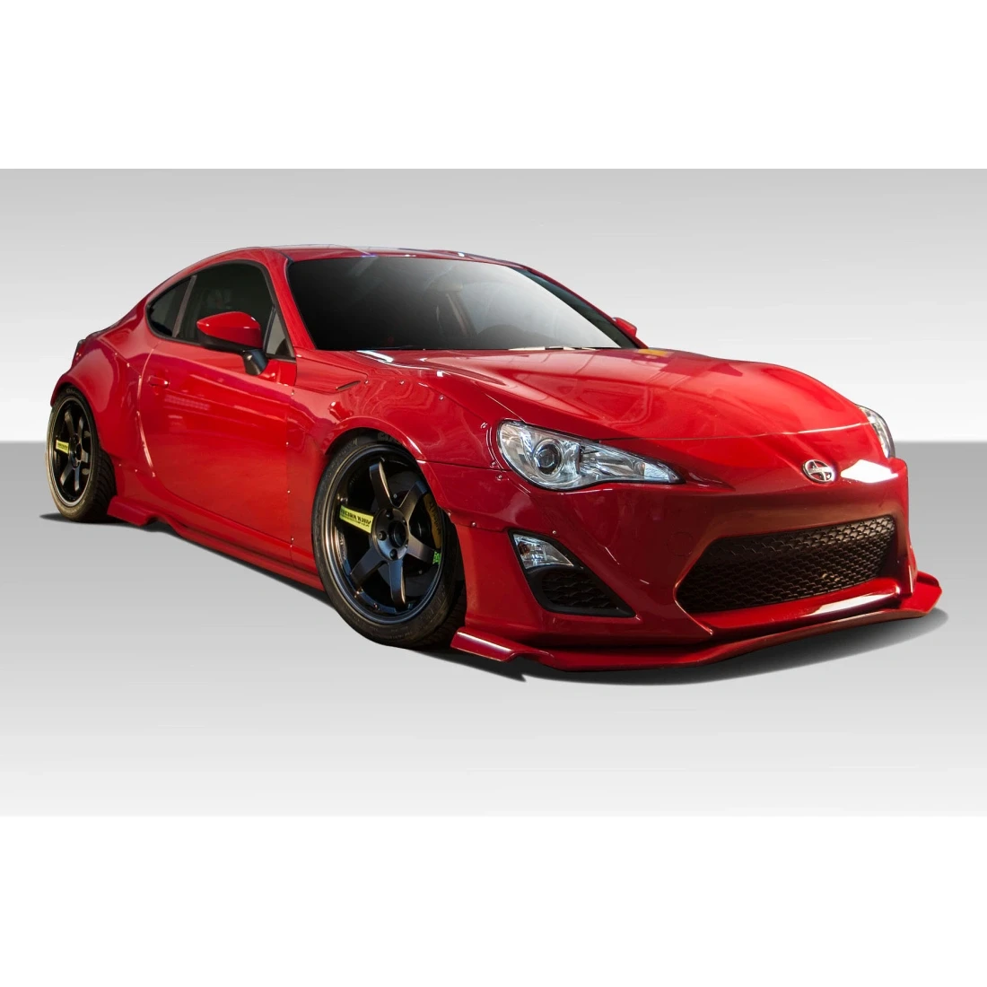 2013-2016 Scion FR-S GT500 Wide Body Kit (+45 mm Front, +70mm Rear) - 12 Piece - 109045