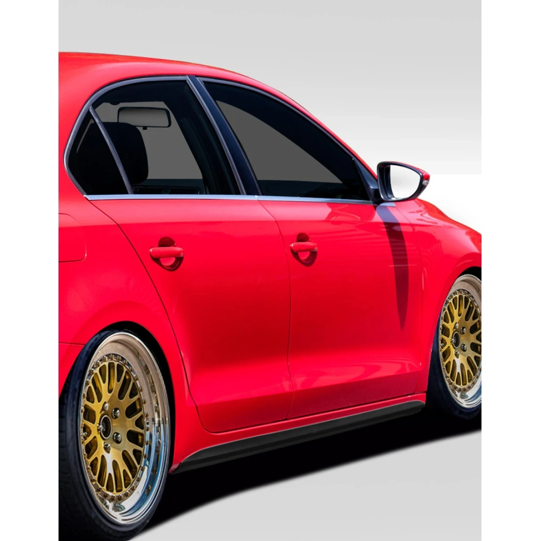 2011-2014 Volkswagen Jetta GLI Look Side Skirt Rocker Panels - 2 Piece - 109316
