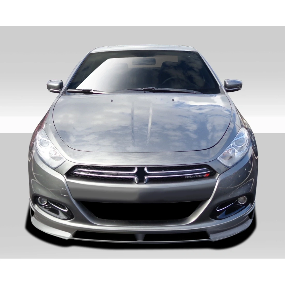 2013-2016 Dodge Dart Racer Front Lip Under Spoiler Air Dam - 1 Piece - 109329