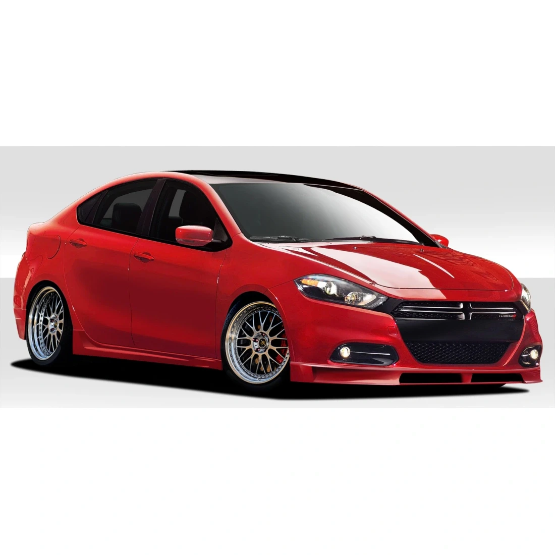 2013-2016 Dodge Dart Racer Body Kit (dual exhaust) - 4 Piece - 109401