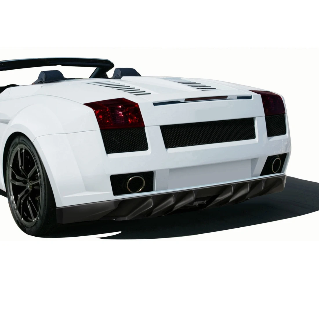 2004-2008 Lamborghini Gallardo AF-1 Wide Body Rear Bumper ( GFK ) - 1 Piece - 109604