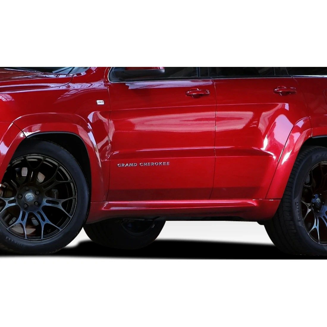 2011-2015 Jeep Grand Cherokee SRT Look Side Skirt Rocker Panels - 2 Piece - 109617