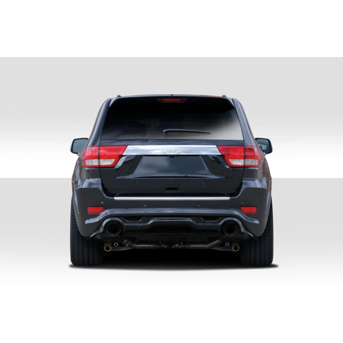 2011-2015 Jeep Grand Cherokee SRT Look Rear Bumper - 1 Piece - 109618