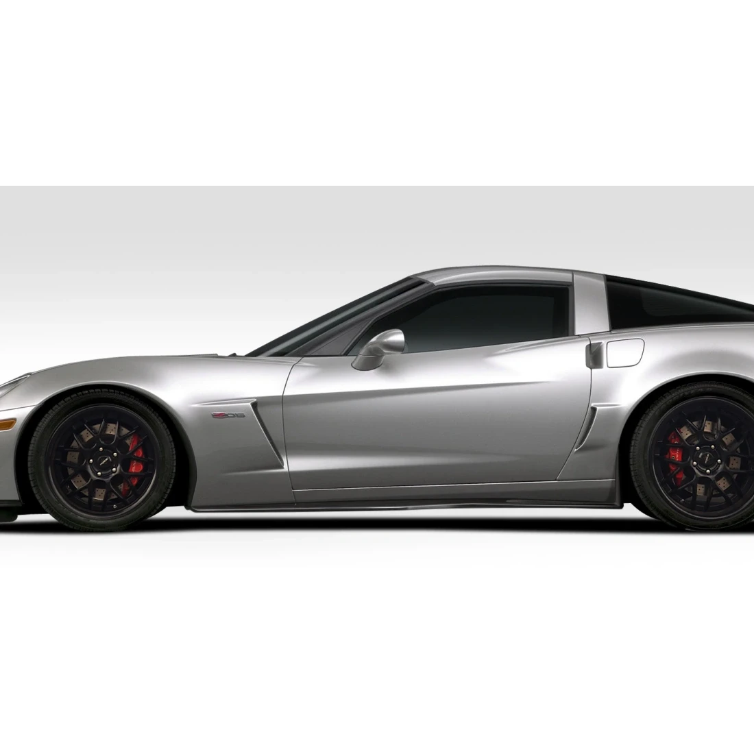 2005-2013 Chevrolet Corvette C6 Stingray Z Side Skirt Rocker Panels - 2 Piece - 109687