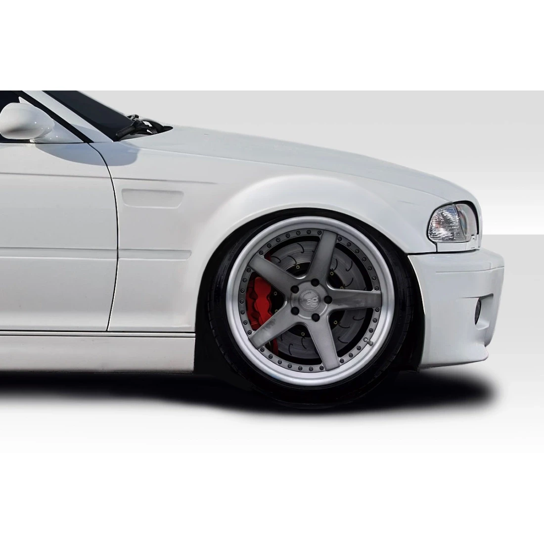 2000-2006 BMW 3 Series E46 2DR Maxxen Front Overfenders ( +60MM ) - 2 Pieces - 120009