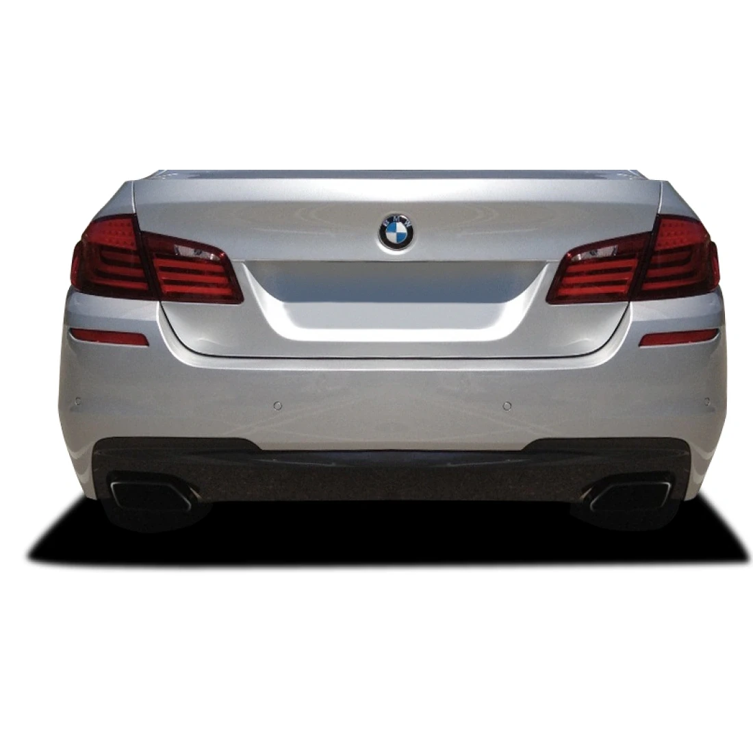 2011-2016 BMW 5 Series 550i F10 4DR M Sport Look Rear Bumper ( with PDC ) - 2 Piece - 112031