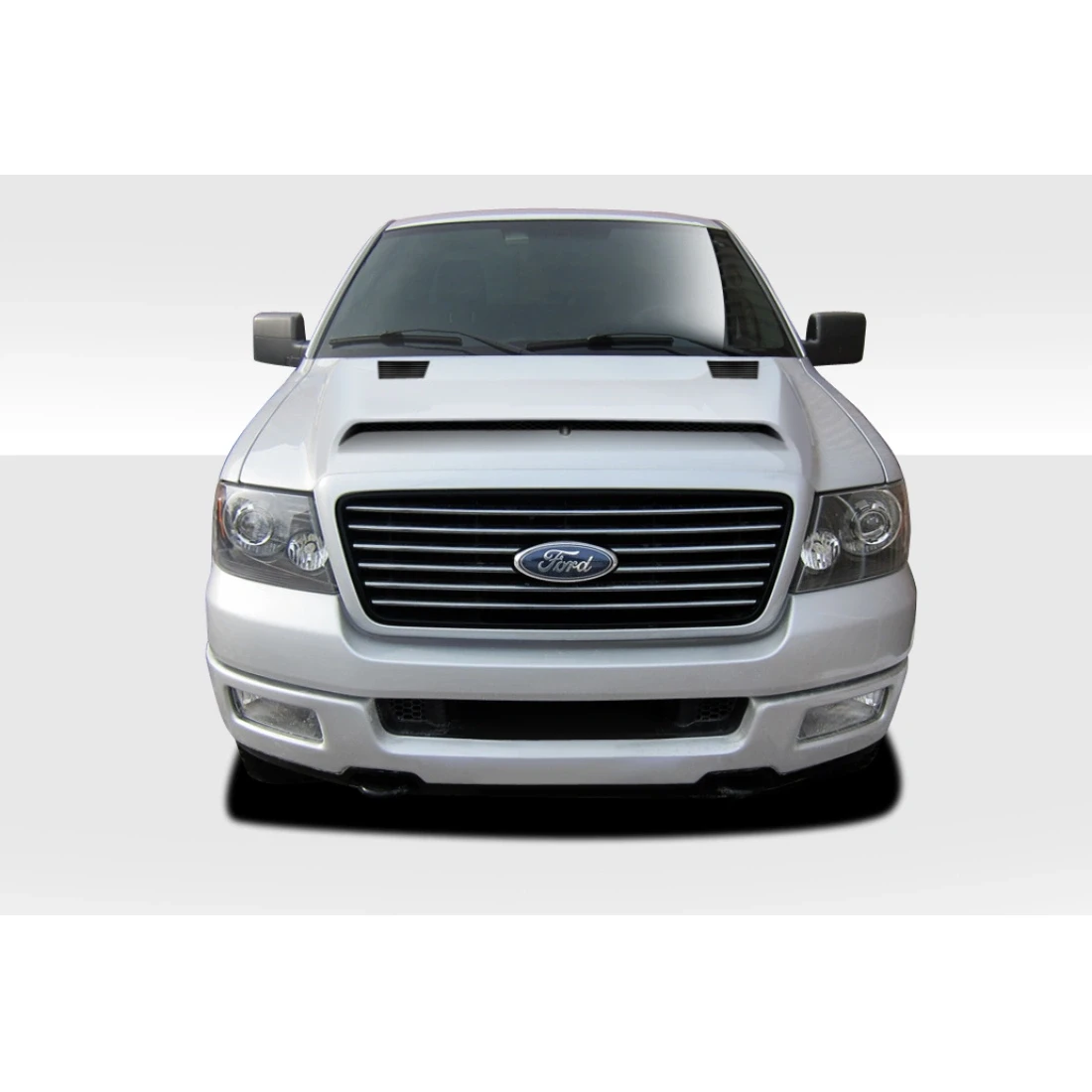 2004-2008 Ford F-150 / 2006-2008 Lincoln Mark LT Super Snake Look Hood - 1 Piece - 112220