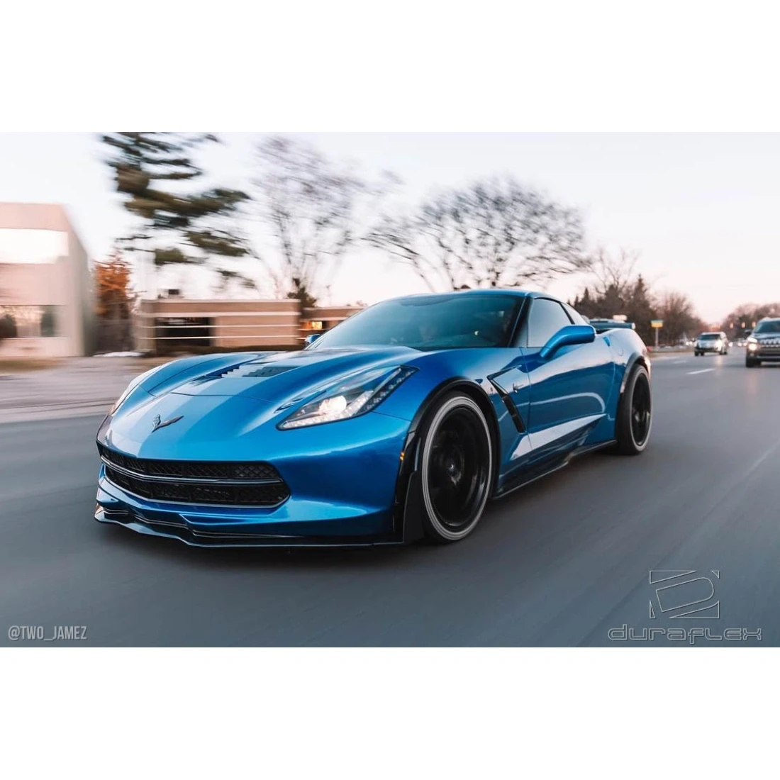 2014-2019 Chevrolet Corvette C7 ZR-C Fender Flares - 4 Piece - 112397
