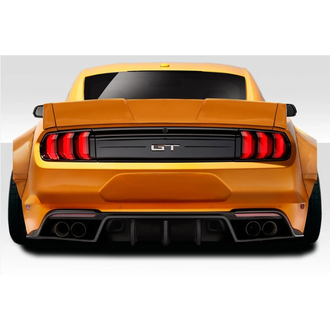 2015-2023 Ford Mustang Coupe Grid Rear Wing Spoiler - 3 Piece - 112568