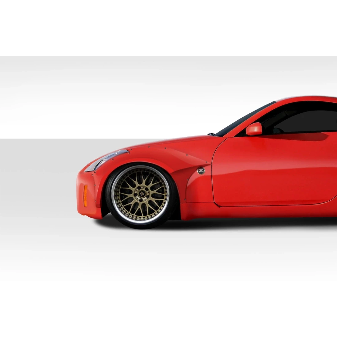 2003-2008 Nissan 350Z Z33 60mm Circuit Front Fender Flares - 2 Piece - 112591