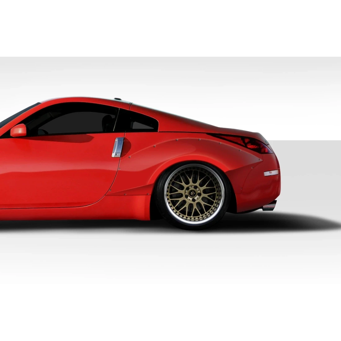 2003-2008 Nissan 350Z Z33 90mm Circuit Rear Fender Flares - 2 Piece - 112592