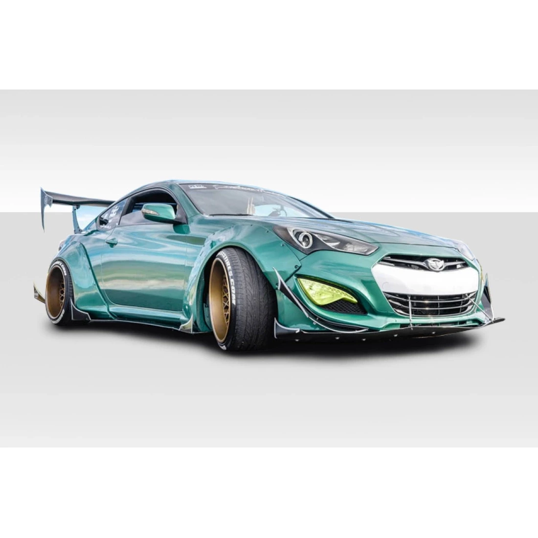 2010-2016 Hyundai Genesis Coupe 2dr Circuit 75 MM Fender Flare Kit - 4 Piece - 112992