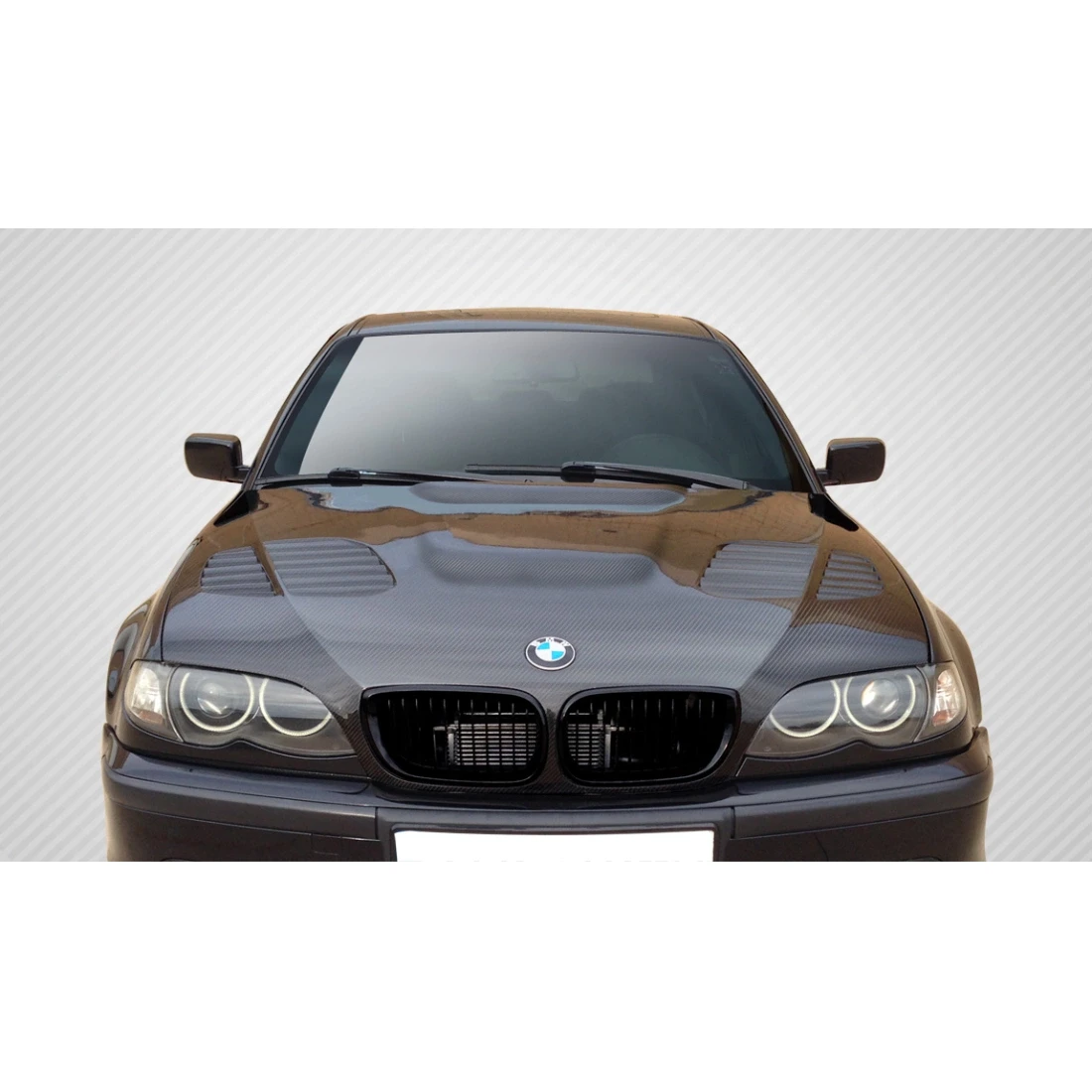 2002-2005 BMW 3 Series E46 4DR DriTech GTR Hood - 1 Piece - 113140
