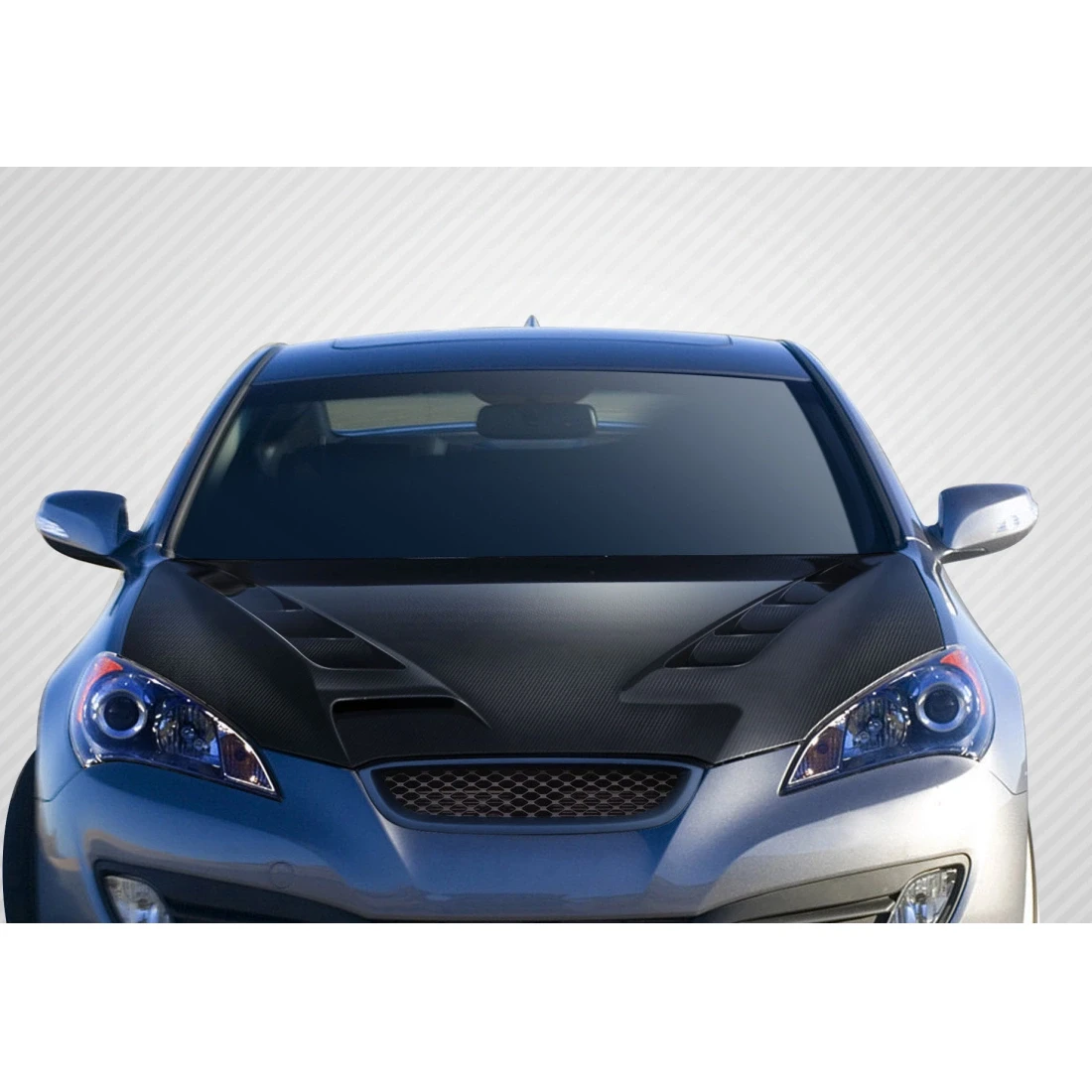 2010-2012 Hyundai Genesis Coupe 2DR DriTech RS-1 Hood - 1 Piece - 113144