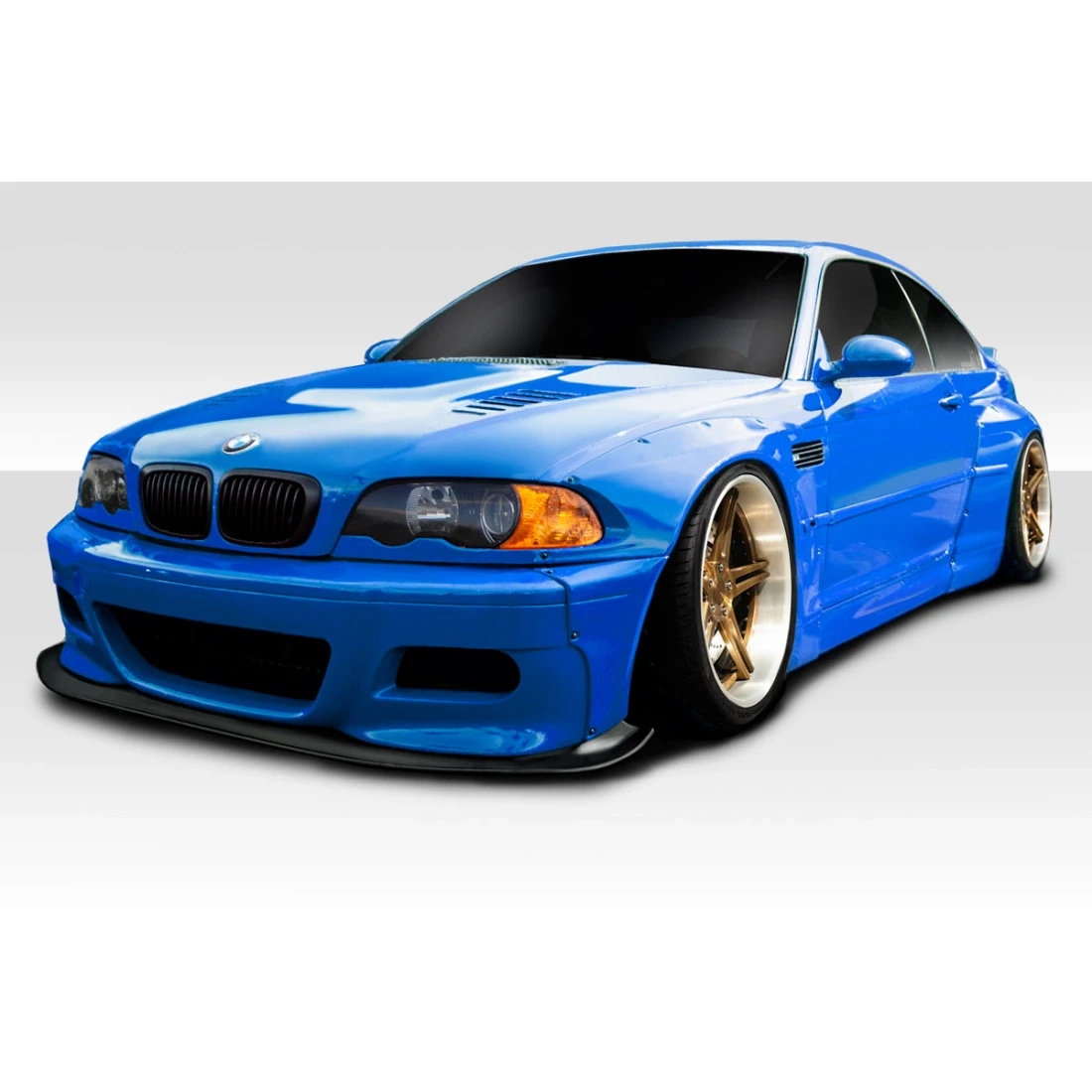 2001-2006 BMW M3 E46 Circuit Wide Body Kit - 8 Piece - 113621