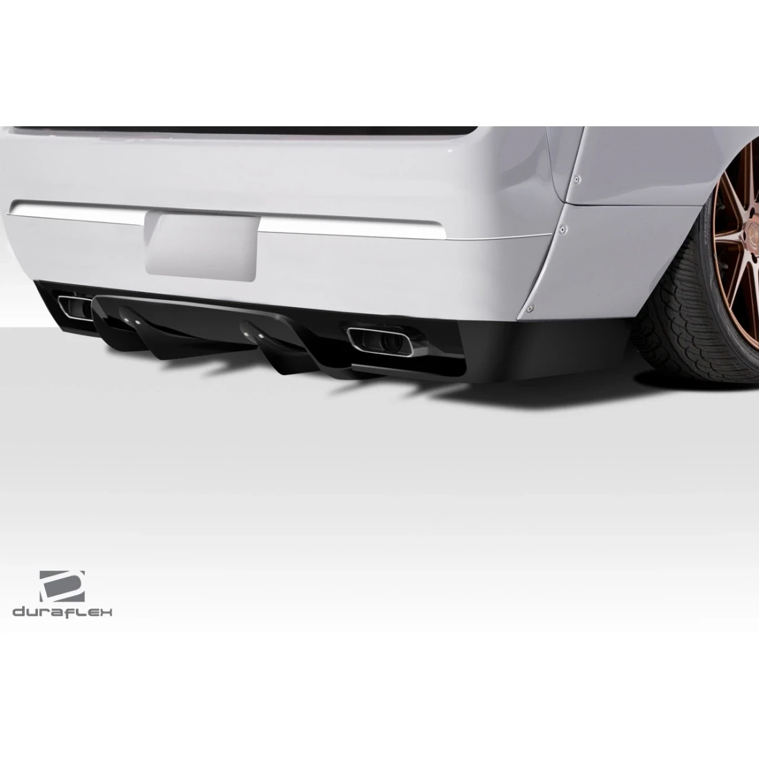 2008-2014 Dodge Challenger Circuit Rear Diffuser - 3 Piece - 113981