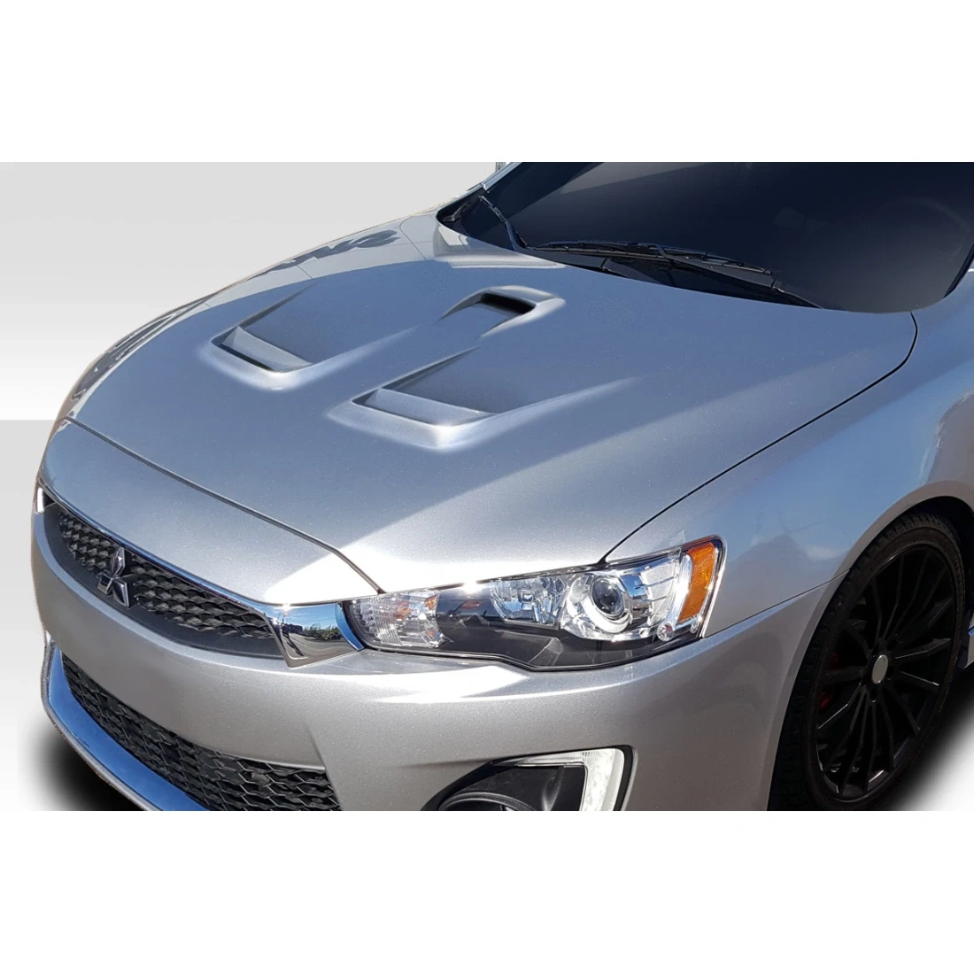 2008-2017 Mitsubishi Lancer / Lancer Evolution 10 D Spec Hood - 1 Piece - 114385