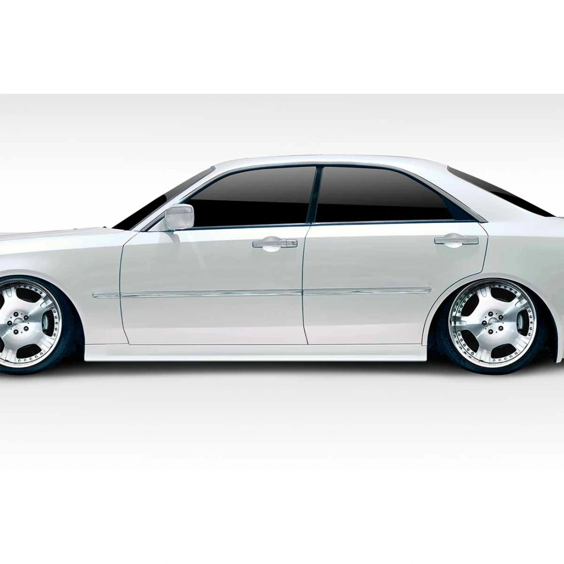 2003-2004 Infiniti M45 Y34 A-Tech Side Skirts Rocker Panels - 2 Piece - 114744