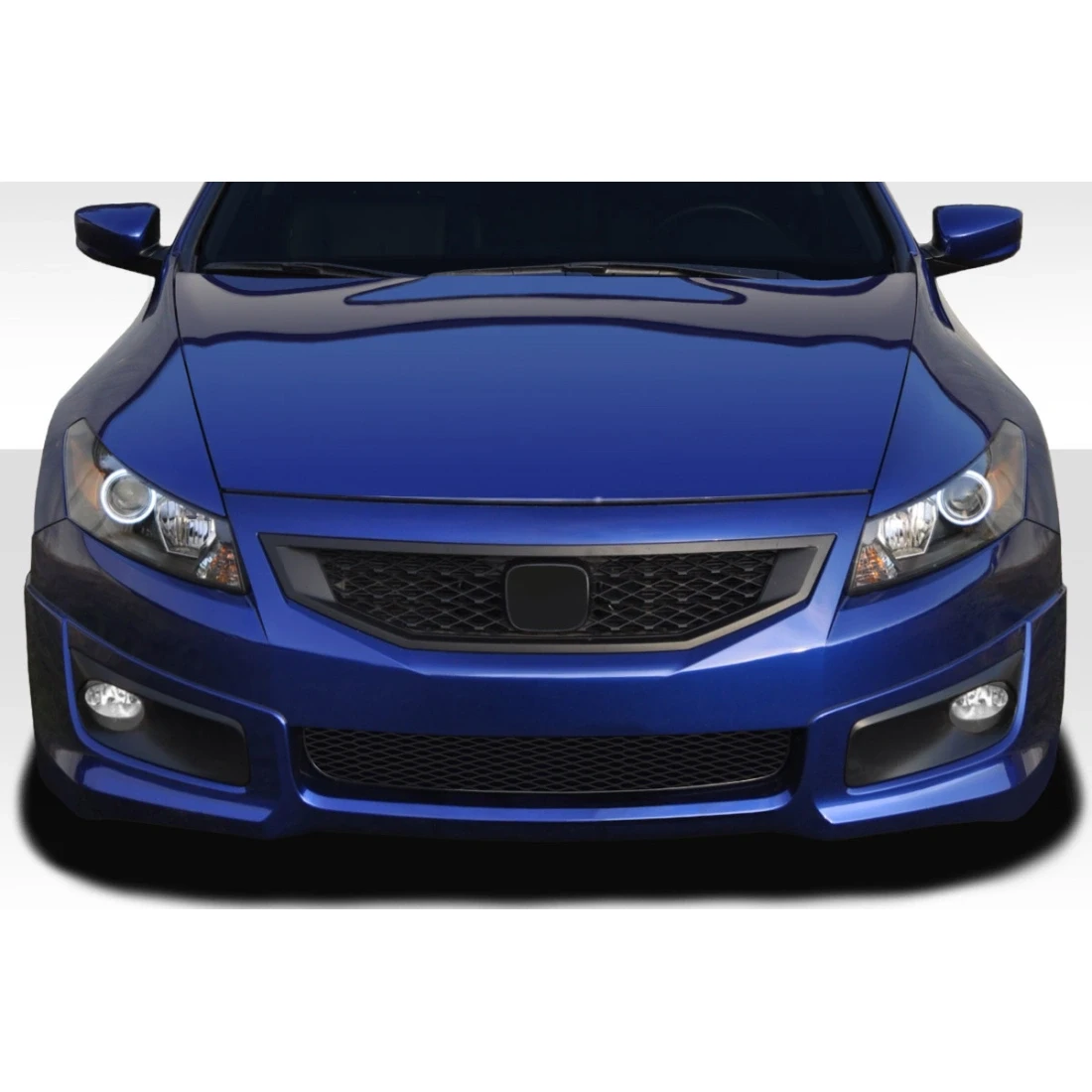 2008-2010 Honda Accord 2DR HFP V2 Look Front Lip Under Spoiler Air Dam - 1 Piece - 115206