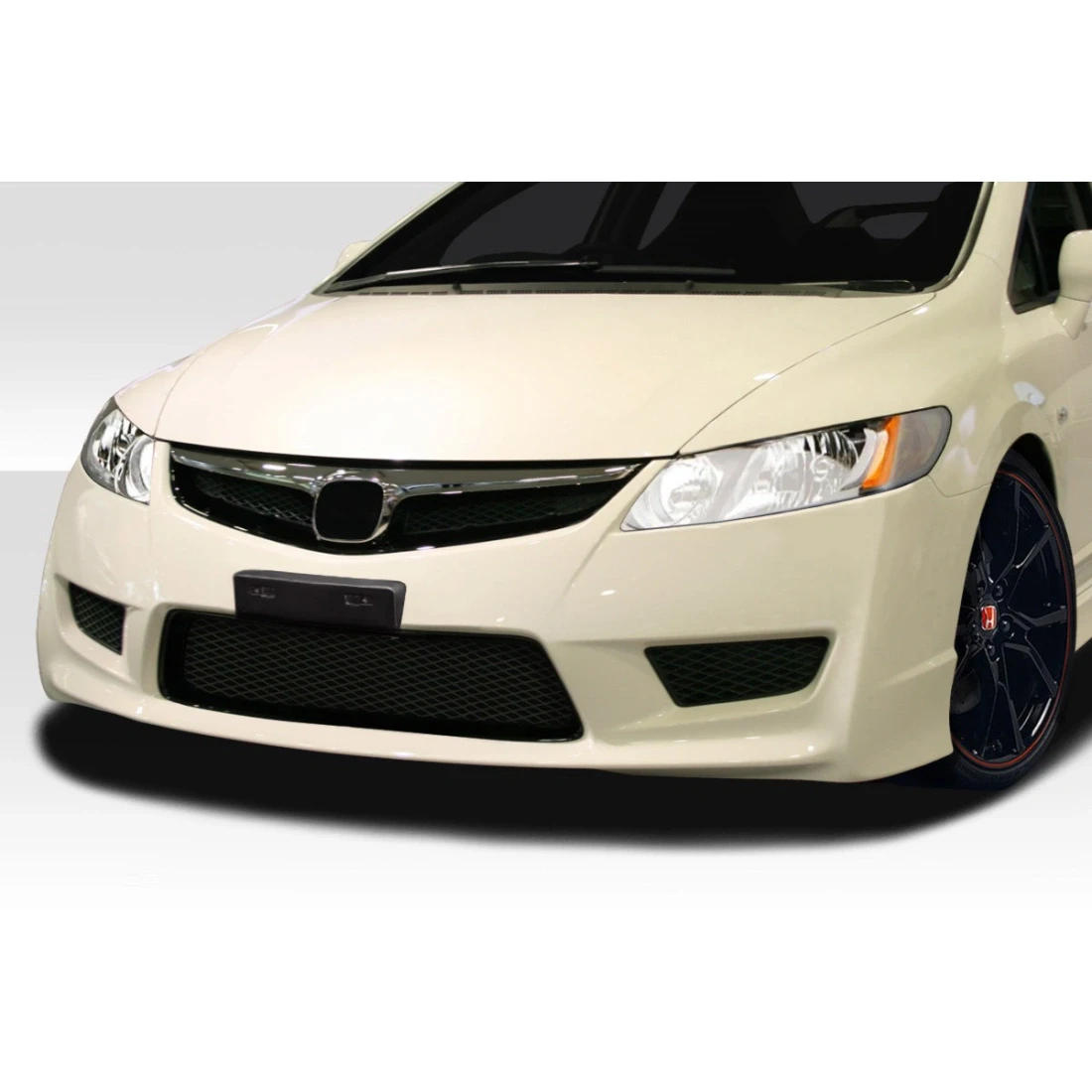 2006-2011 Honda Civic 4DR Type R Look Front Bumper - 1 Piece - 115208