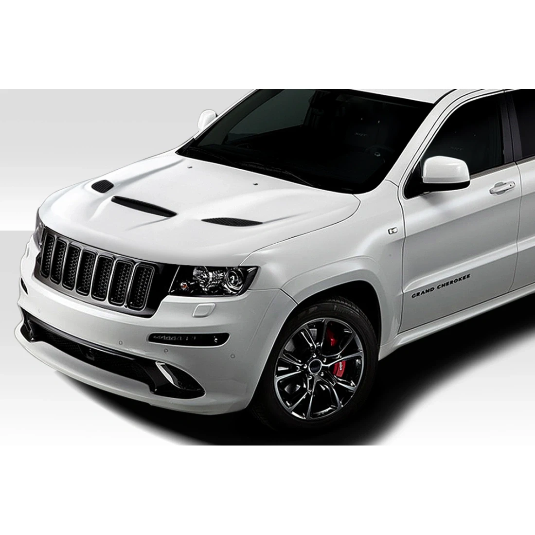 2011-2022 Jeep Grand Cherokee Hellcat Look Hood - 1 Piece - 115219