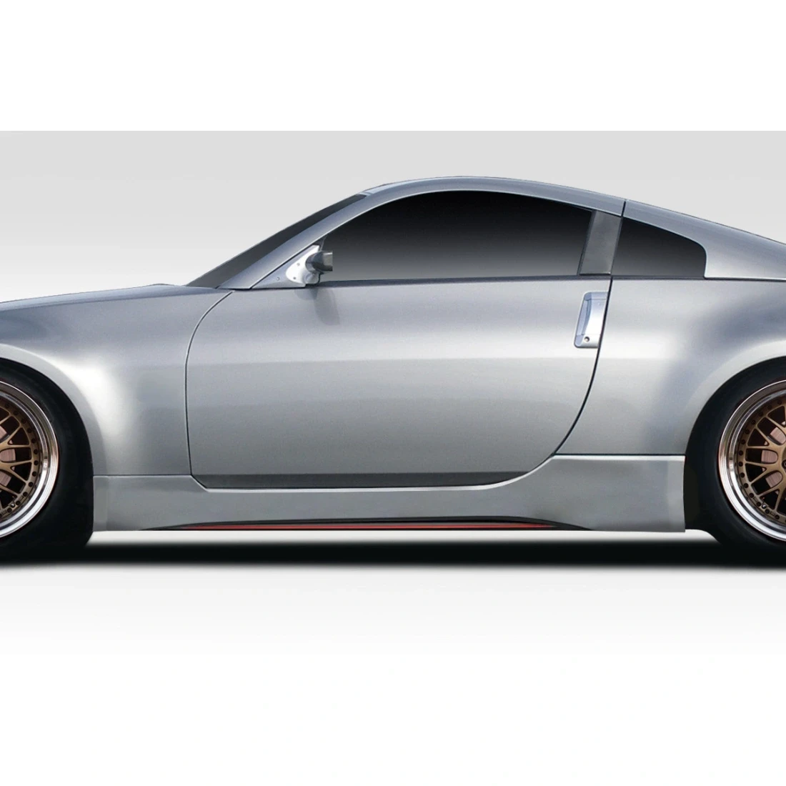2003-2008 Nissan 350Z Z33 N4 Side Skirts Rocker Panels - 2 Piece - 115274