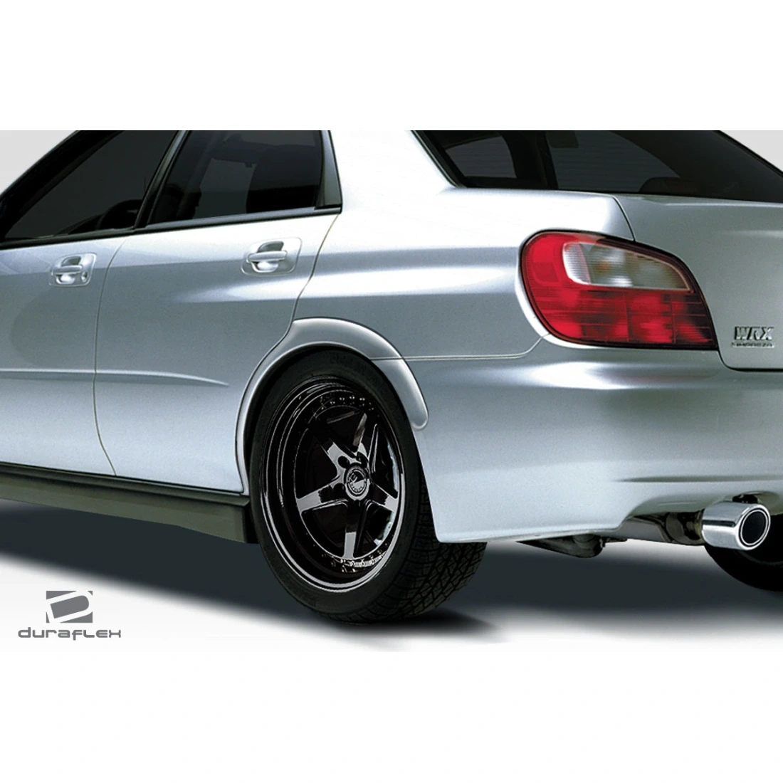 2002-2007 Subaru Impreza WRX STI 4DR STI Look Rear Fender Flares - 4 Piece - 115335