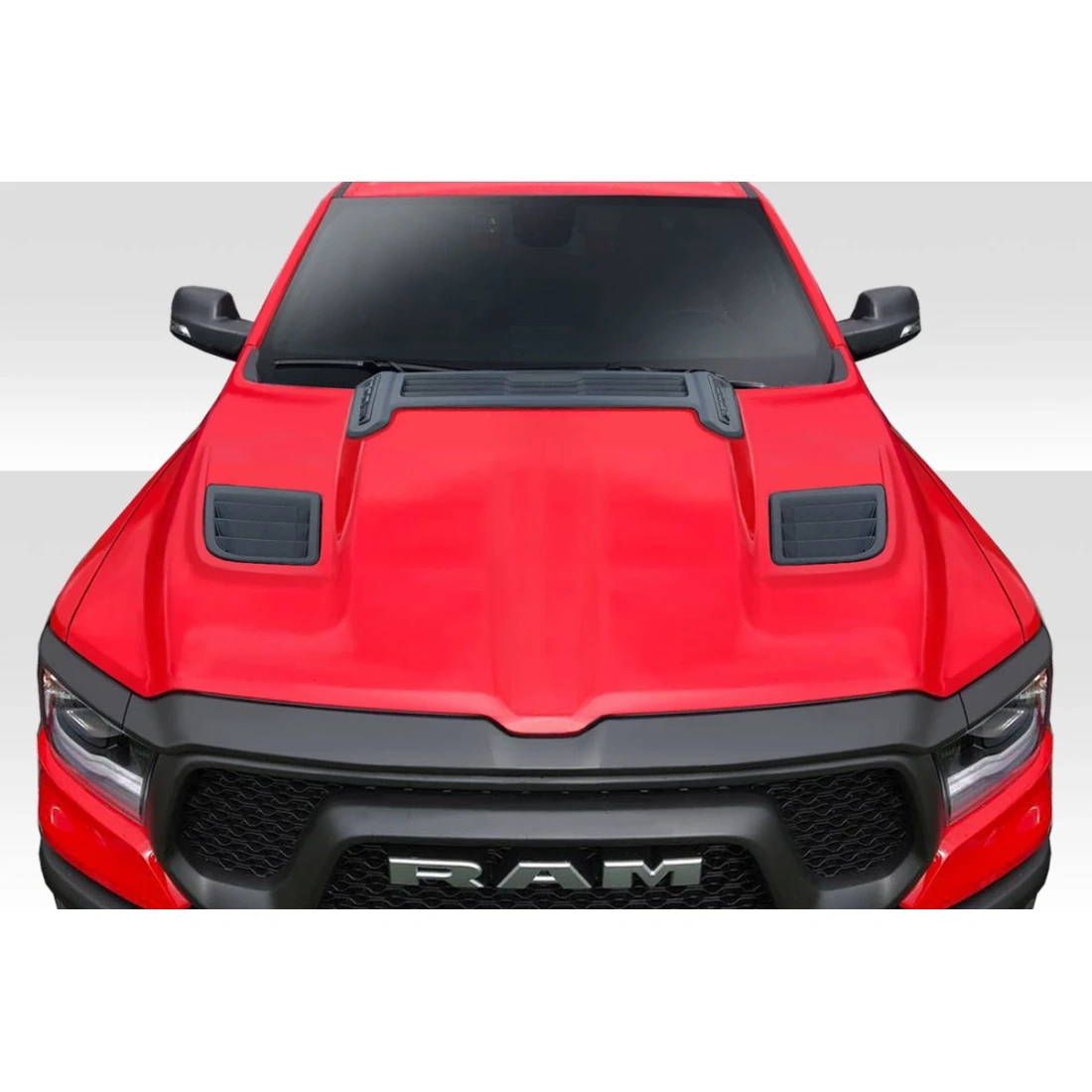 2019-2025 Dodge Ram Rebel Look Hood - 1 Piece - 115479