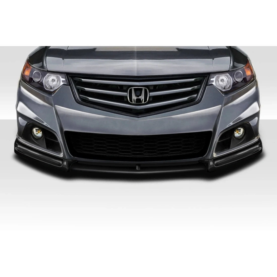 2009-2014 Acura TSX HFP V3 Look Front Lip Under Spoiler Air Dam - 3 Piece ( fits modulo bumper only ) - 115981