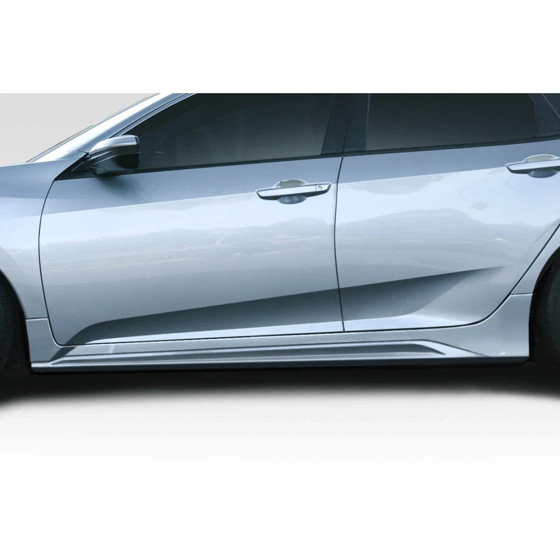 2016-2021 Honda Civic 4DR Type M Side Skirts Rocker Panels - 2 Piece - 116066