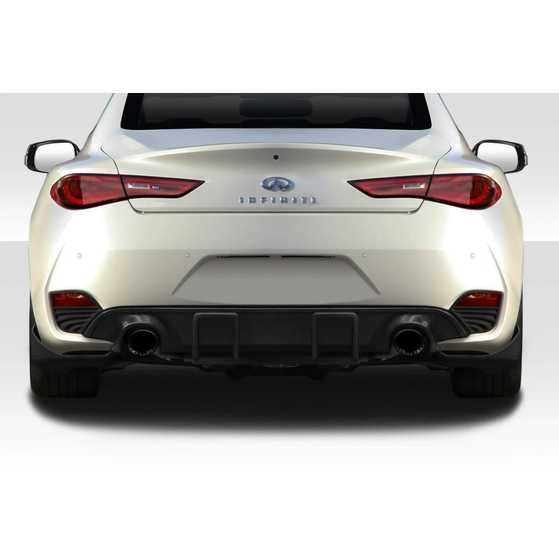 2017-2022 Infiniti Q60 J Spec Rear Diffuser - 3 Piece - 116089