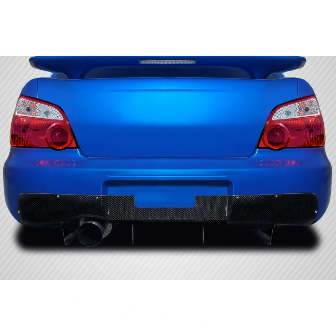 2002-2007 Subaru Impreza WRX STI 4DR MTS Rear Diffuser - 3 Piece - 116142