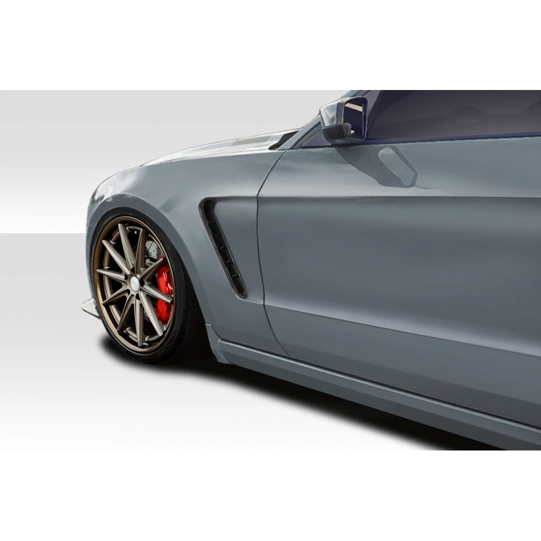 2010-2014 Ford Mustang GT350 V1 Look Front Fenders - 2 Piece - 116293