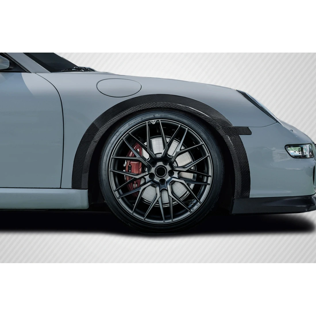 2005-2011 Porsche 911 Carrera 997 GT3 Look Front Fender Flares - 4 Pieces - 117036