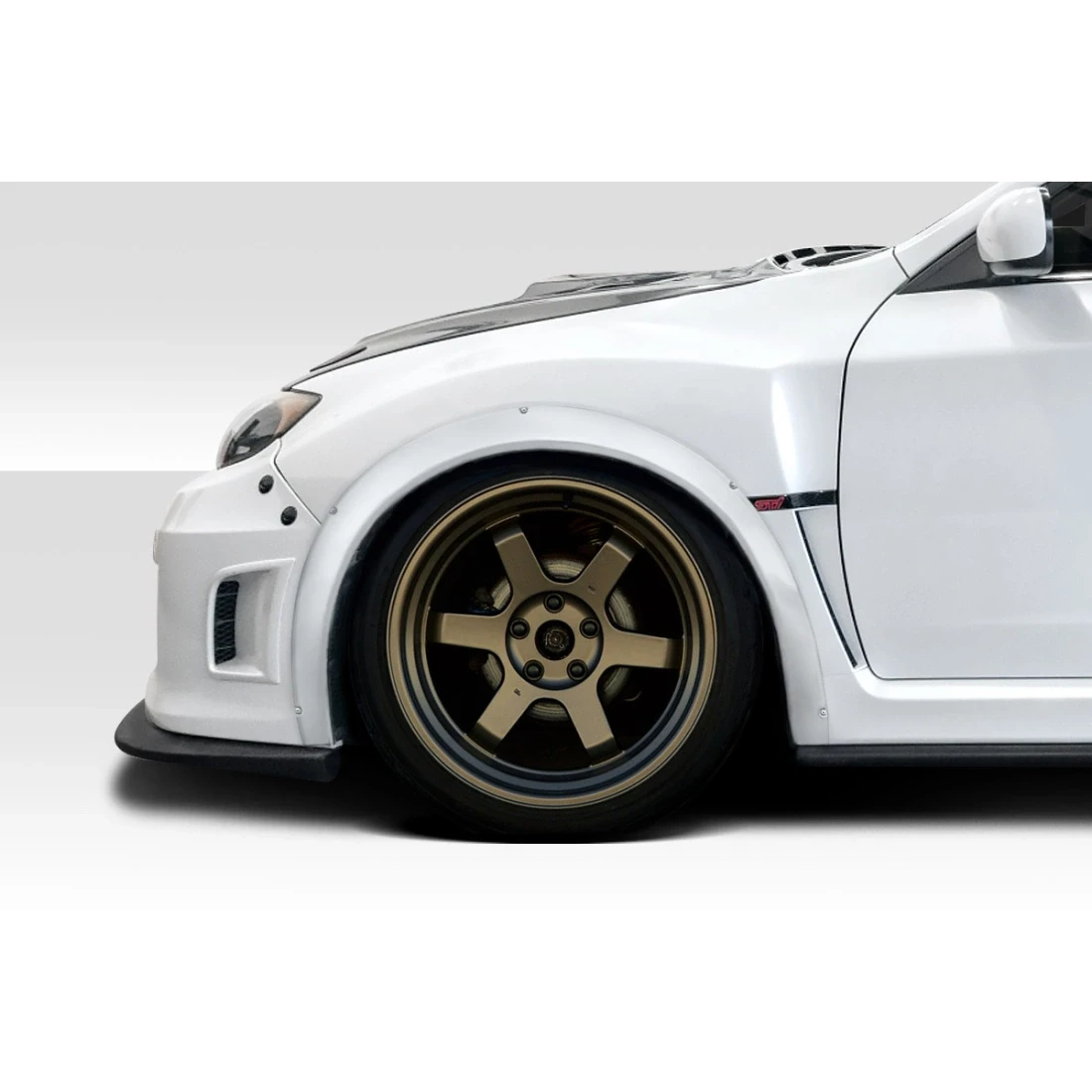 2011-2014 Subaru Impreza WRX STI 4DR Rally Front Fender Flares - 2 Pieces - 117041