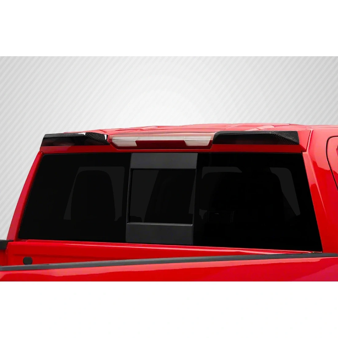 2019-2025 Chevrolet Silverado 1500 Street Runner Rear Roof Wing Spoiler - 2 Pieces - 117376
